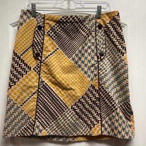 Geometric Pencil Skirt